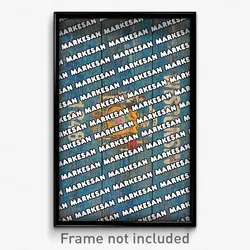 Markesan Wisconsin Poster (WI City Souvenir 11x17 Town Print)