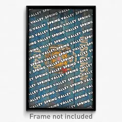 Spring Valley Wisconsin Poster (WI City Souvenir 11x17 Town Print)