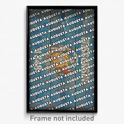 Augusta Wisconsin Poster (WI City Souvenir 11x17 Town Print)