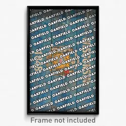 Oakfield Wisconsin Poster (WI City Souvenir 11x17 Town Print)