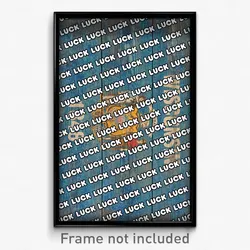 Luck Wisconsin Poster (WI City Souvenir 11x17 Town Print)