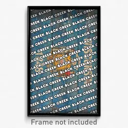 Black Creek Wisconsin Poster (WI City Souvenir 11x17 Town Print)