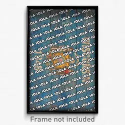 Iola Wisconsin Poster (WI City Souvenir 11x17 Town Print)