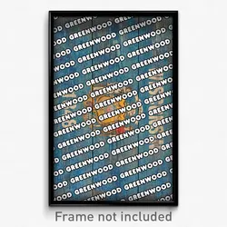 Greenwood Wisconsin Poster (WI City Souvenir 11x17 Town Print)
