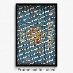 Footville Wisconsin Poster (WI City Souvenir 11x17 Town Print)