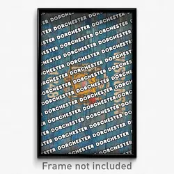 Dorchester Wisconsin Poster (WI City Souvenir 11x17 Town Print)