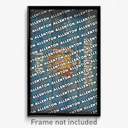 Allenton Wisconsin Poster (WI City Souvenir 11x17 Town Print)