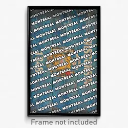 Montreal Wisconsin Poster (WI City Souvenir 11x17 Town Print)