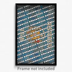 Birnamwood Wisconsin Poster (WI City Souvenir 11x17 Town Print)