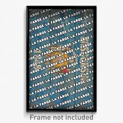 La Farge Wisconsin Poster (WI City Souvenir 11x17 Town Print)