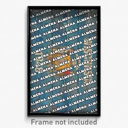 Almena Wisconsin Poster (WI City Souvenir 11x17 Town Print)