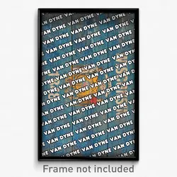 Van Dyne Wisconsin Poster (WI City Souvenir 11x17 Town Print)