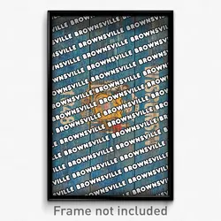 Brownsville Wisconsin Poster (WI City Souvenir 11x17 Town Print)