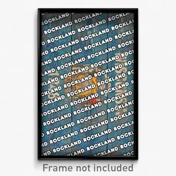 Rockland Wisconsin Poster (WI City Souvenir 11x17 Town Print)