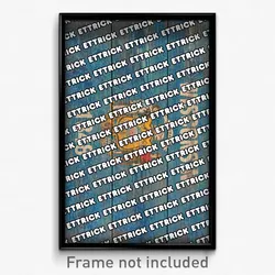 Ettrick Wisconsin Poster (WI City Souvenir 11x17 Town Print)