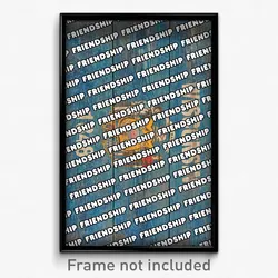 Friendship Wisconsin Poster (WI City Souvenir 11x17 Town Print)