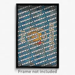 Ridgeway Wisconsin Poster (WI City Souvenir 11x17 Town Print)