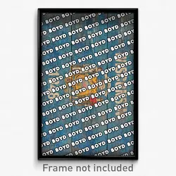 Boyd Wisconsin Poster (WI City Souvenir 11x17 Town Print)