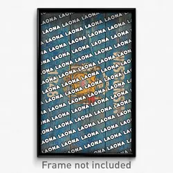 Laona Wisconsin Poster (WI City Souvenir 11x17 Town Print)