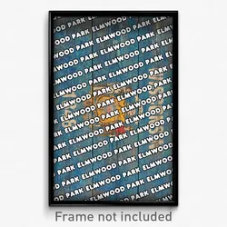 Elmwood Park Wisconsin Poster (WI City Souvenir 11x17 Town Print)