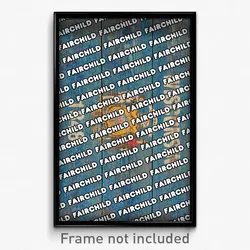 Fairchild Wisconsin Poster (WI City Souvenir 11x17 Town Print)