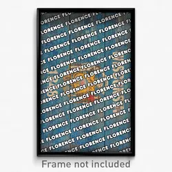 Florence Wisconsin Poster (WI City Souvenir 11x17 Town Print)