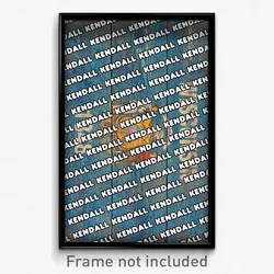 Kendall Wisconsin Poster (WI City Souvenir 11x17 Town Print)