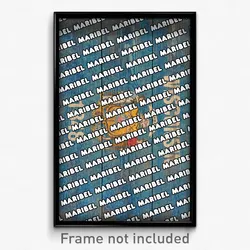 Maribel Wisconsin Poster (WI City Souvenir 11x17 Town Print)