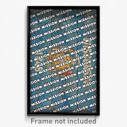 Mission Wisconsin Poster (WI City Souvenir 11x17 Town Print)