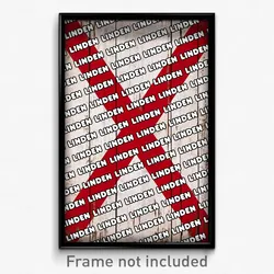Linden Alabama Poster (AL City Souvenir 11x17 Town Print)