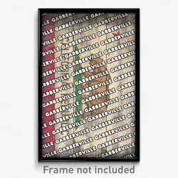 Garberville California Poster (CA City Souvenir 11x17 Town Print)