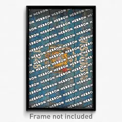 Hebron Wisconsin Poster (WI City Souvenir 11x17 Town Print)