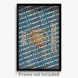 Pigeon Falls Wisconsin Poster (WI City Souvenir 11x17 Town Print)