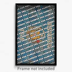 Egg Harbor Wisconsin Poster (WI City Souvenir 11x17 Town Print)