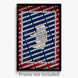 Sheridan Wyoming Poster (WY City Souvenir 11x17 Town Print)