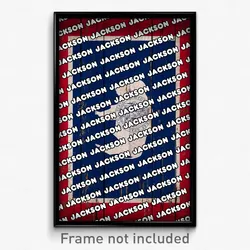 Jackson Wyoming Poster (WY City Souvenir 11x17 Town Print)