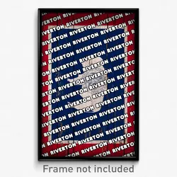 Riverton Wyoming Poster (WY City Souvenir 11x17 Town Print)