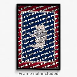 Buffalo Wyoming Poster (WY City Souvenir 11x17 Town Print)