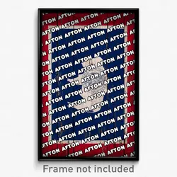 Afton Wyoming Poster (WY City Souvenir 11x17 Town Print)