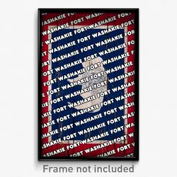 Fort Washakie Wyoming Poster (WY City Souvenir 11x17 Town Print)