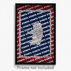 Ethete Wyoming Poster (WY City Souvenir 11x17 Town Print)