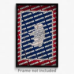 Grover Wyoming Poster (WY City Souvenir 11x17 Town Print)