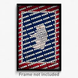 Powder Horn Wyoming Poster (WY City Souvenir 11x17 Town Print)
