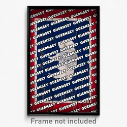 Guernsey Wyoming Poster (WY City Souvenir 11x17 Town Print)