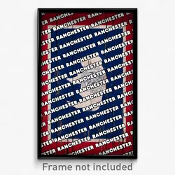 Ranchester Wyoming Poster (WY City Souvenir 11x17 Town Print)