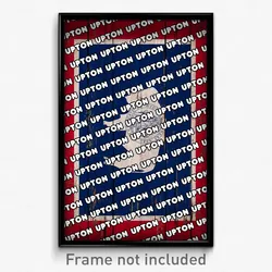 Upton Wyoming Poster (WY City Souvenir 11x17 Town Print)