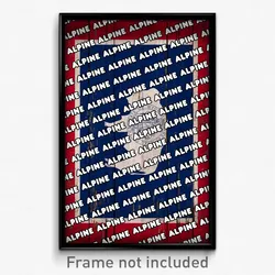 Alpine Wyoming Poster (WY City Souvenir 11x17 Town Print)