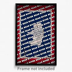 Bear River Wyoming Poster (WY City Souvenir 11x17 Town Print)
