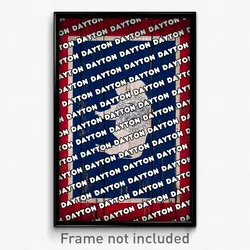 Dayton Wyoming Poster (WY City Souvenir 11x17 Town Print)