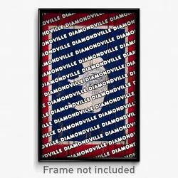 Diamondville Wyoming Poster (WY City Souvenir 11x17 Town Print)